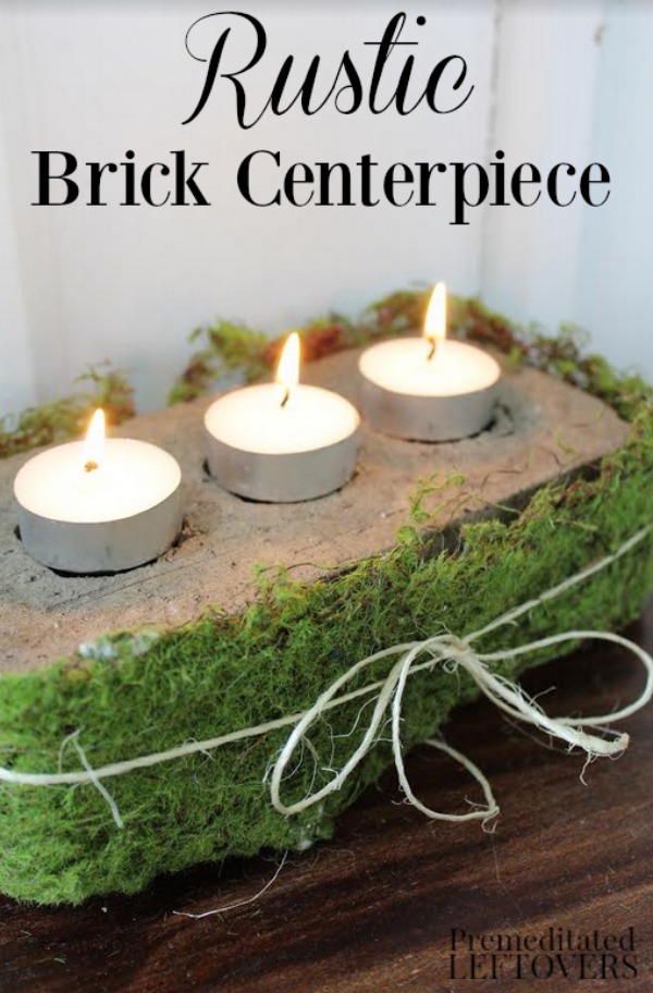 Rustic-Brick-Centerpiece